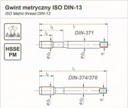 C4-118M01-0025	Gwintownik MasterTAP M2,5-6H DIN-371 B HSSE-PM HL